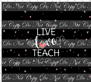 CATALOG - PREORDER R62 - Love School - Live Love Teach - CUP CUT