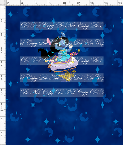 CATALOG - PREORDER R63 - Blue Princess Cupcakes - Arabian Princess Panel - CHILD