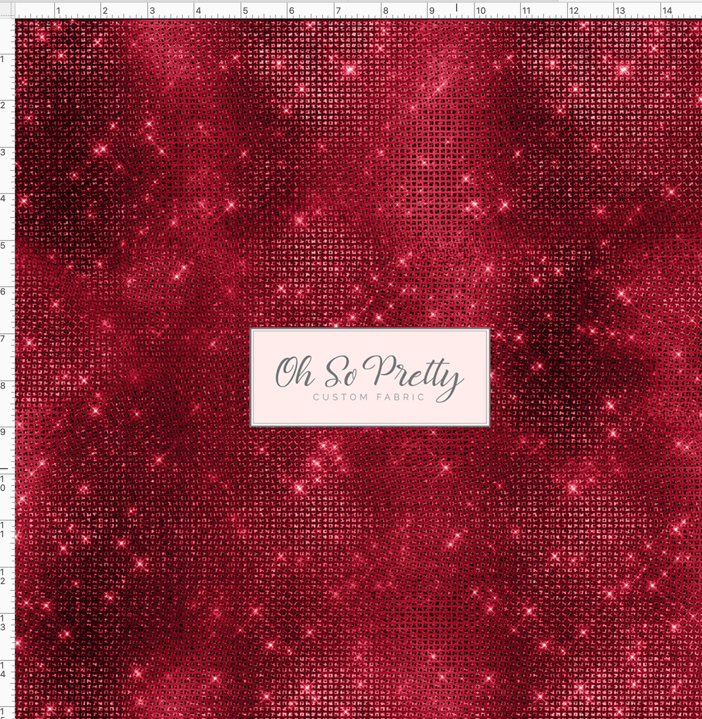 PREORDER - Countless Coordinates - Sparkle Texture - Red