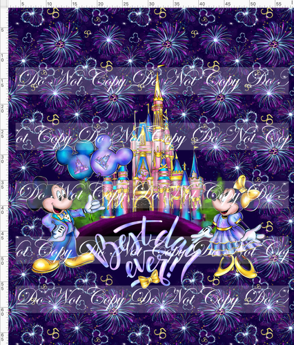 CATALOG - PREORDER R64 - Celebration 50 - Adult Blanket Topper - Castle