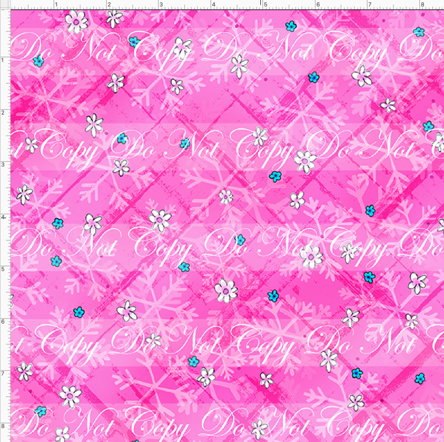 Retail - Summer Fun - Pink Crosshatch Coordinate