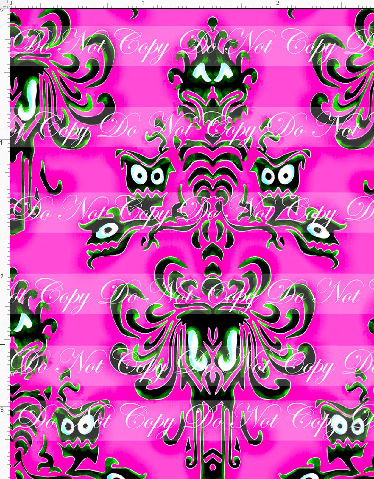 CATALOG - PREORDER R65 - Haunted Mansion Mash - Wall Paper - Pink