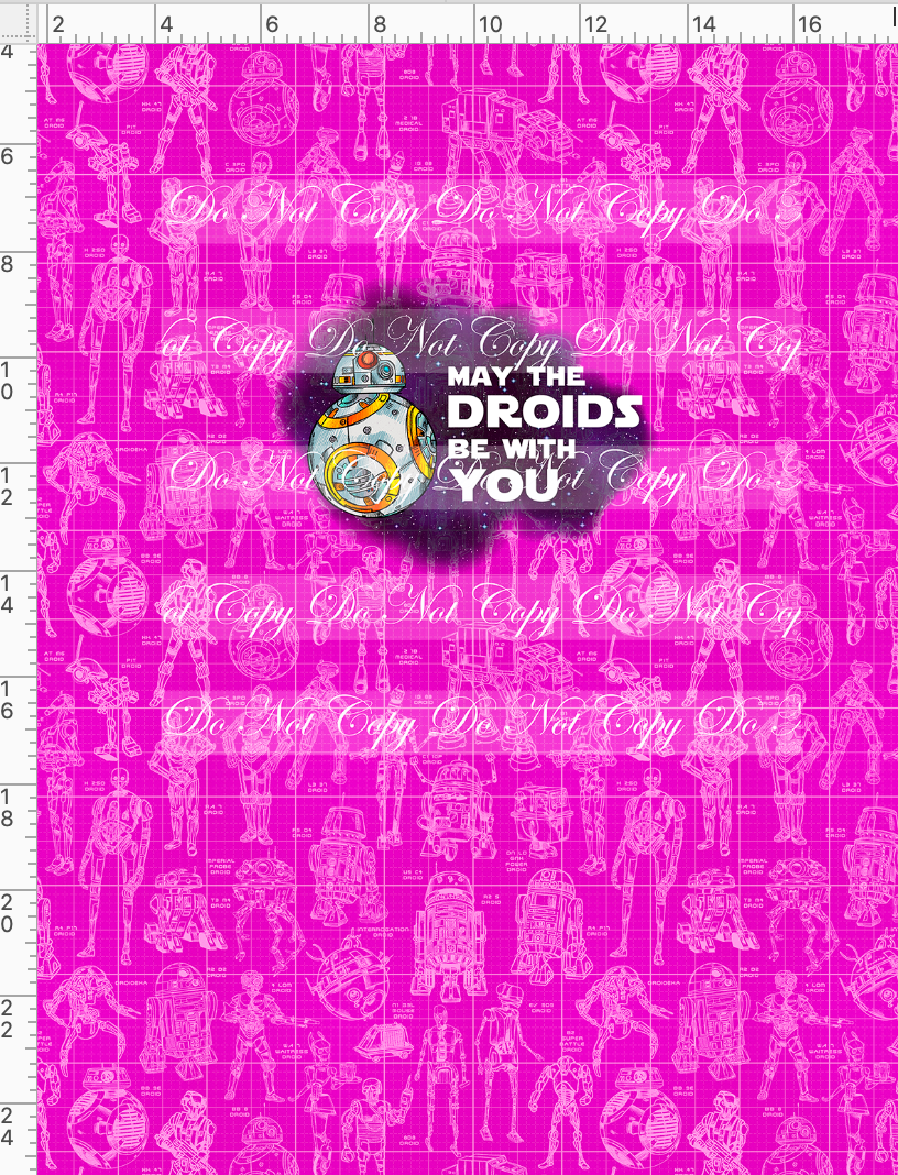 CATALOG - PREORDER R65 - Droids - Panel - cpo - Pink - CHILD