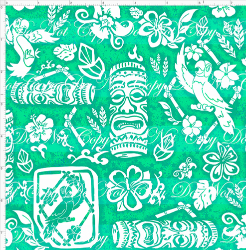 CATALOG - PREORDER R69 - Tiki Room - Symbol - Kiwi Green - REGULAR SCALE