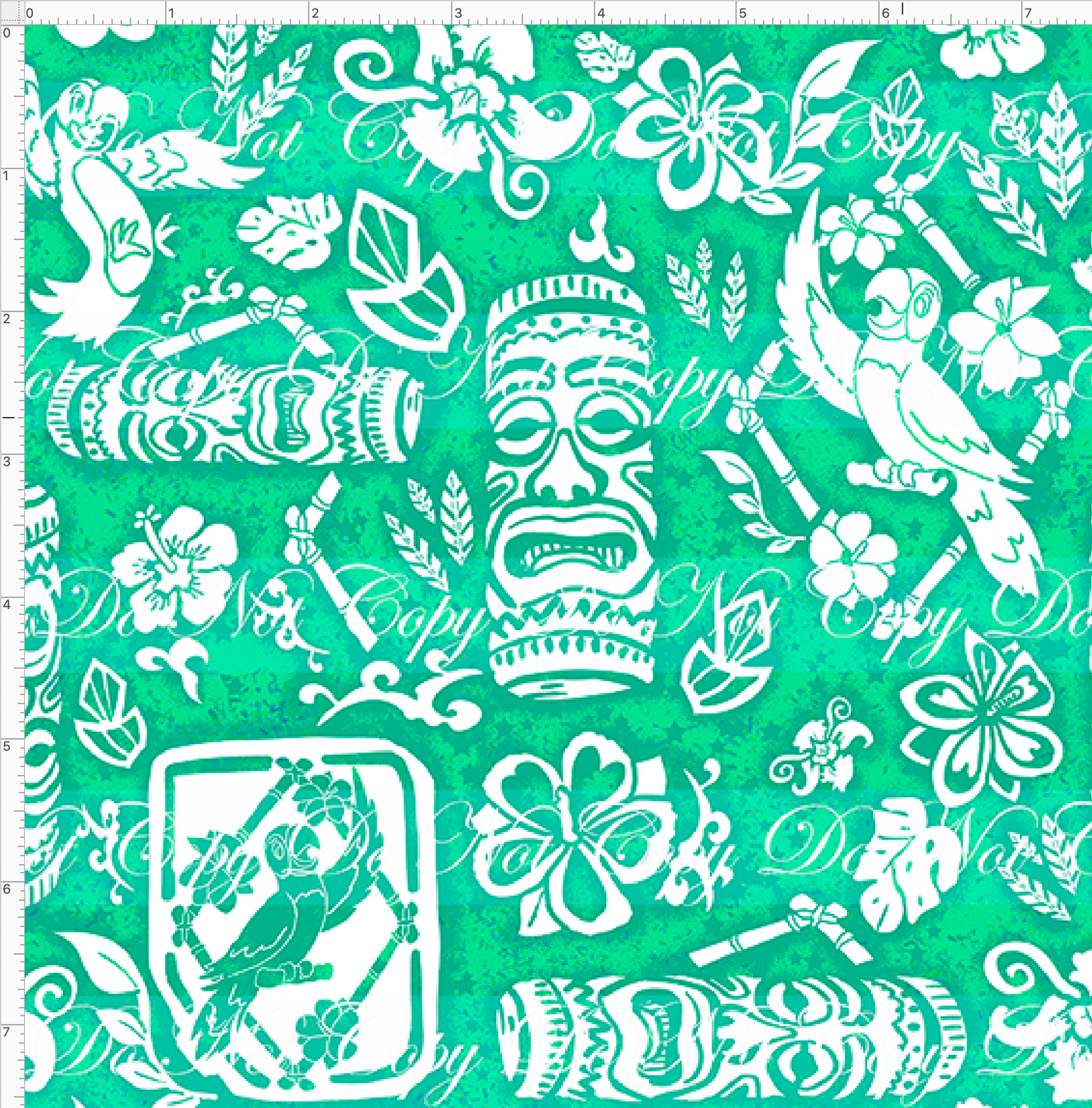 CATALOG - PREORDER R69 - Tiki Room - Symbol - Kiwi Green - REGULAR SCALE