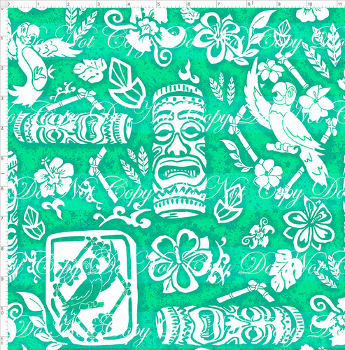 CATALOG - PREORDER R69 - Tiki Room - Symbol - Kiwi Green - LARGE SCALE