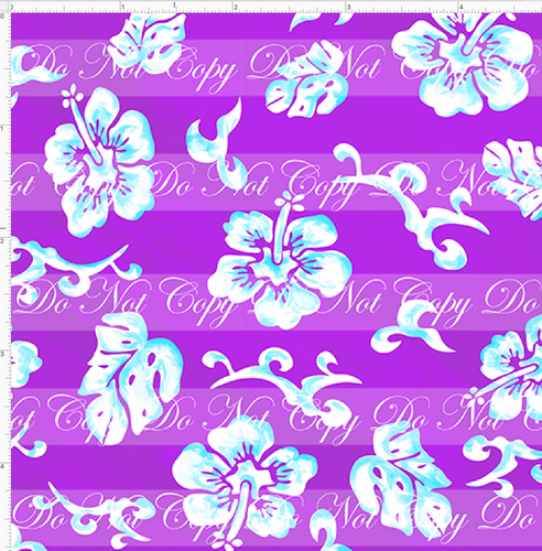 Retail - Tiki Room - Floral - Purple - SMALL SCALE