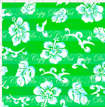CATALOG - PREORDER R69 - Tiki Room - Floral - Green - REGULAR SCALE