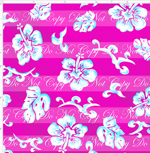 CATALOG - PREORDER R69 - Tiki Room - Floral - Fushia - SMALL SCALE