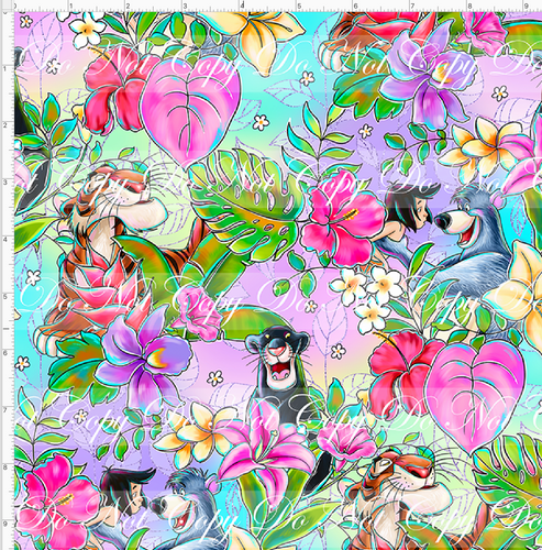 CATALOG - PREORDER R71 - The Jungle - Floral with Characters - REGULAR SCALE