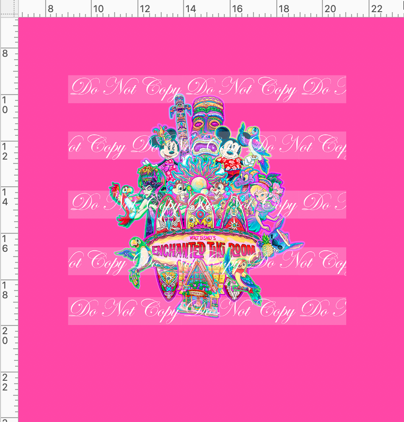 CATALOG - PREORDER R69 - Tiki Room - Panel - Pink - Everyone - ADULT