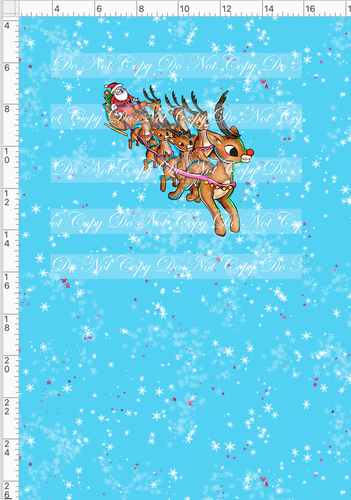 Retail - Red Nosed Reindeer - Panel - Blue - NO WORDS - CHILD