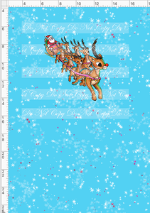 Retail - Red Nosed Reindeer - Panel - Blue - NO WORDS - CHILD