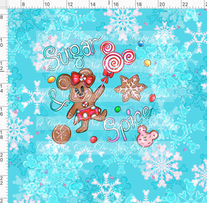 Retail - Holiday Cookie Mouse - Panel - Sugar and Spice - Blue - ADULT