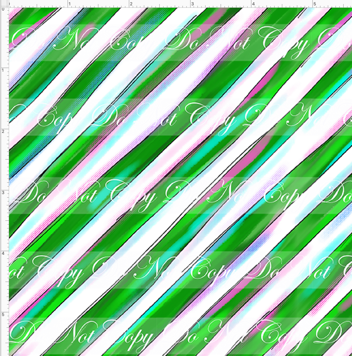 CATALOG - PREORDER - Christmas Parade - Stripes - Green - SMALL SCALE