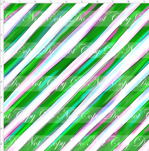 CATALOG - PREORDER - Christmas Parade - Stripes - Green - REGULAR SCALE