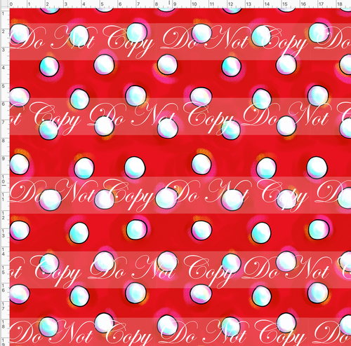 Retail - Christmas Parade - Dots - Red - LARGE SCALE