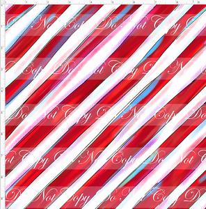 PREORDER - Christmas Parade - Stripes - Red - REGULAR SCALE