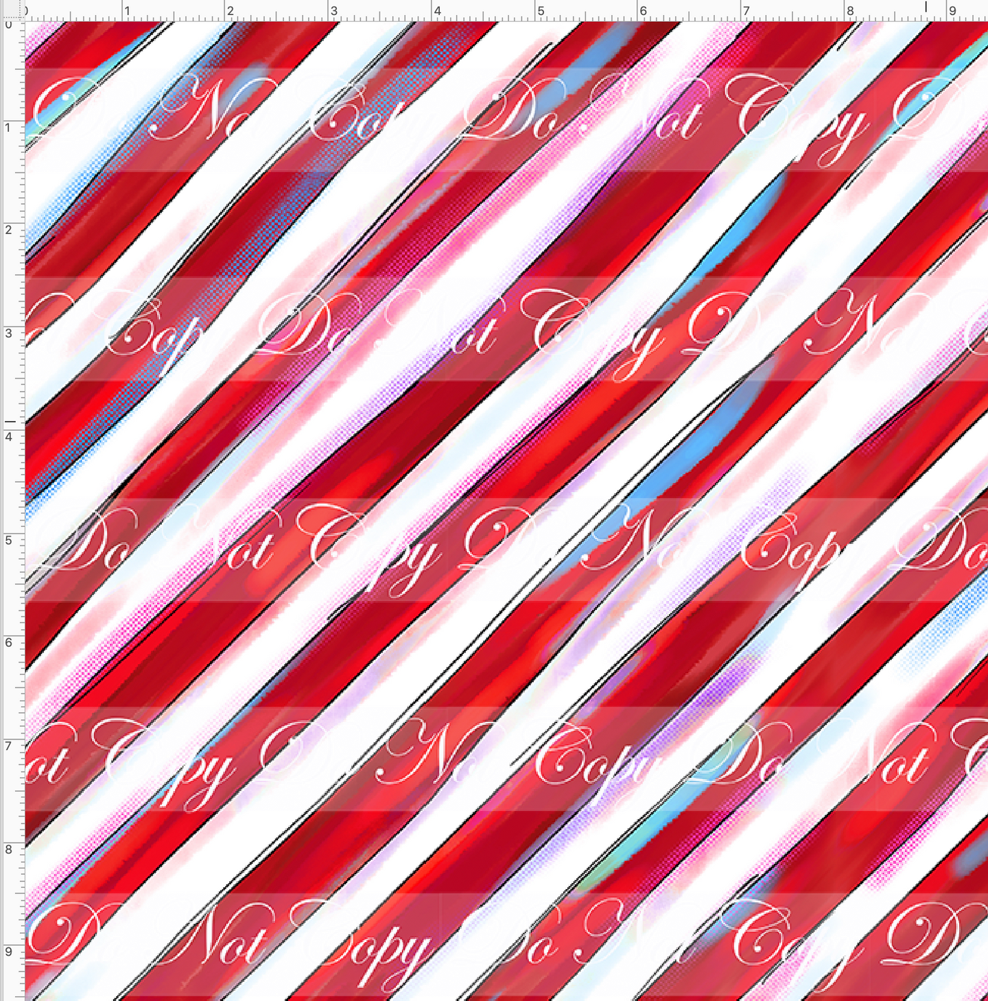 CATALOG - PREORDER - Christmas Parade - Stripes - Red - REGULAR SCALE