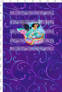 PREORDER - Holiday Princess Cheer - Arabian Princess - Panel - Purple - CHILD
