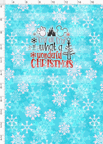 Retail - Christmas Elements - My Oh My - Panel - Blue - CHILD