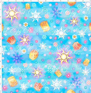 CATALOG - PREORDER R74 - Flower Gleam and Glow - Background - Light Blue