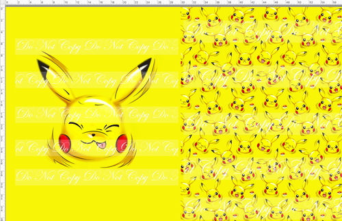 CATALOG - PREORDER R74 - Critter Cards - Toddler Blanket Topper - Yellow