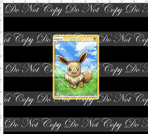 Retail - Critter Cards - CUP CUT - Eevee Card