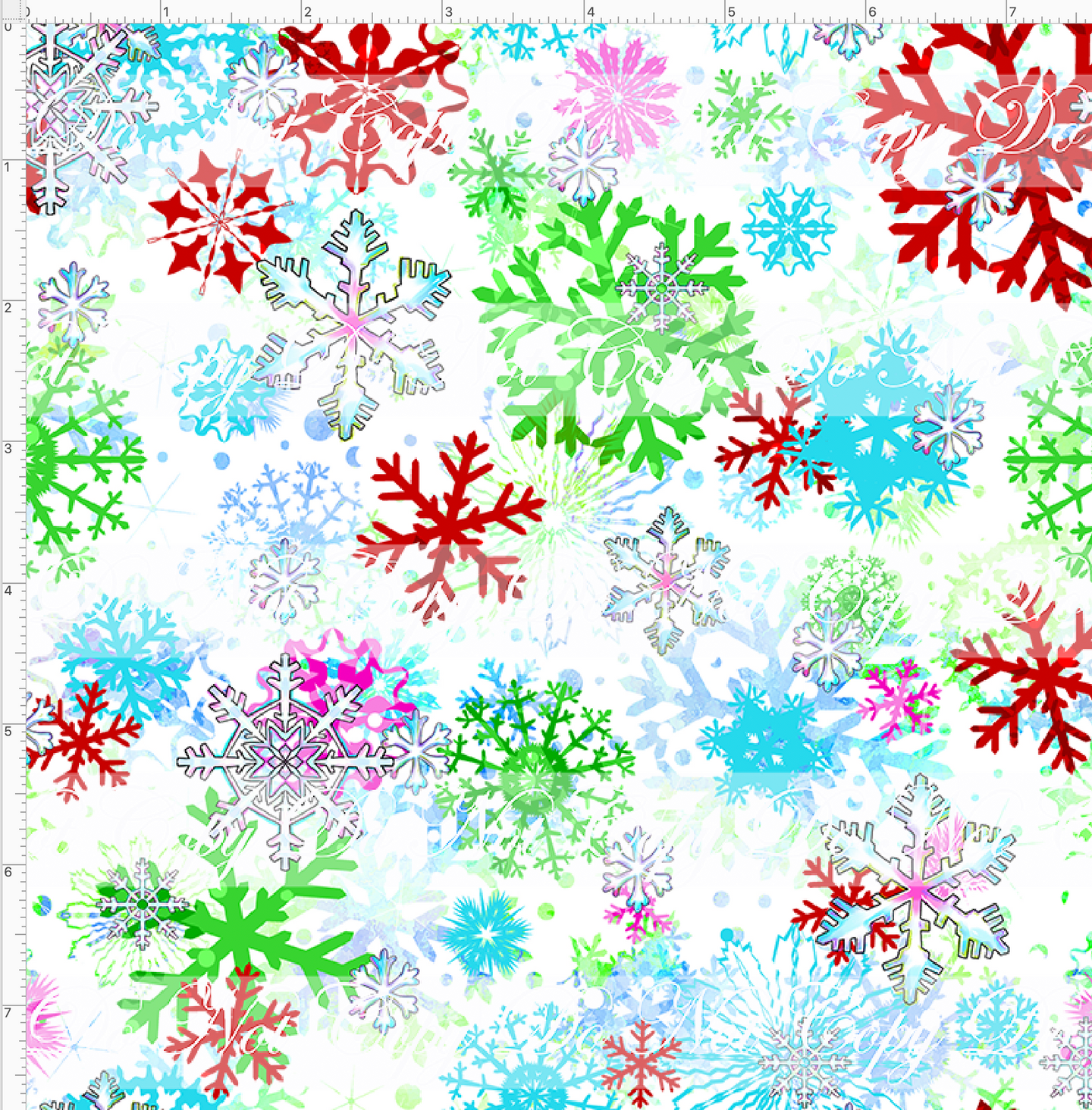 CATALOG - PREORDER - Elf Christmas - Snowflakes - SMALL SCALE