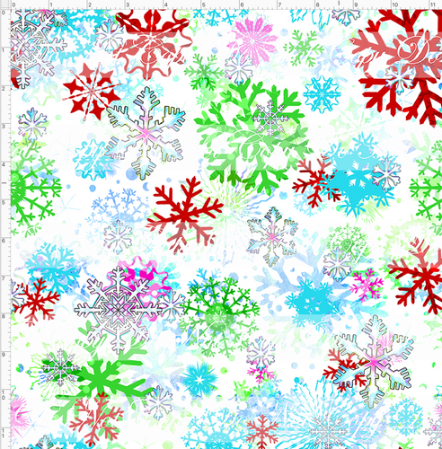 PREORDER - Elf Christmas - Snowflakes - REGULAR SCALE