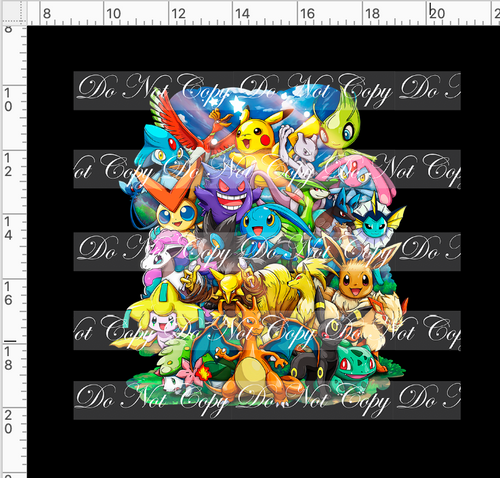 CATALOG - PREORDER R74 - Critter Cards - Panel - Everyone - Black - ADULT