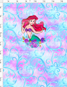 CATALOG - PREORDER R77 - Picture Perfect Princess - Panel - Mermaid - CHILD