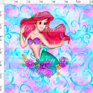 CATALOG - PREORDER R77 - Picture Perfect Princess - Panel - Mermaid - ADULT