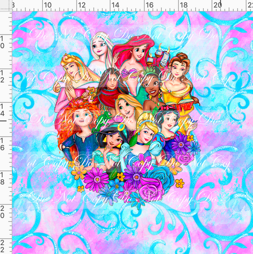 CATALOG - PREORDER R77 - Picture Perfect Princess - Panel - All Princesses - ADULT