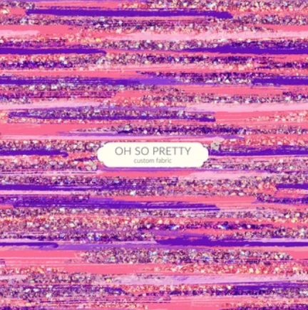 PREORDER - Countless Coordinates - Curiouser - Pink/Purple Glitter Strokes