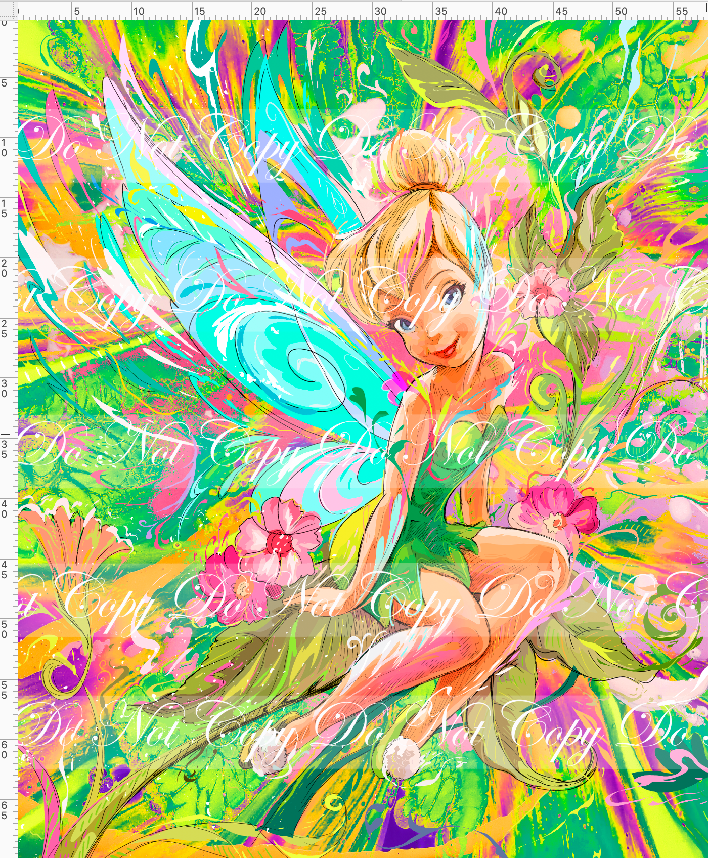 CATALOG - PREORDER R83 - Artistic Tink - Adult Blanket Topper