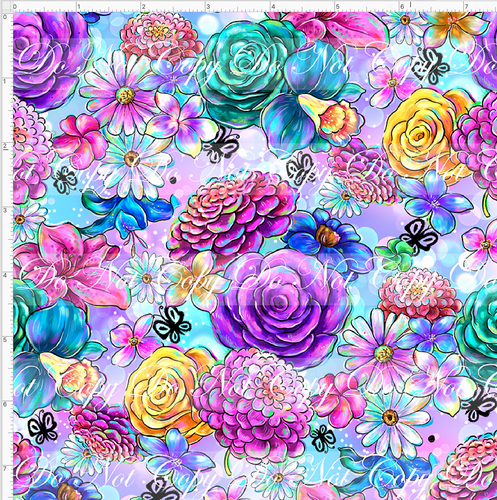 CATALOG - PREORDER R83 - Enchantment - Flower Coordinate - Colorful - SMALL SCALE