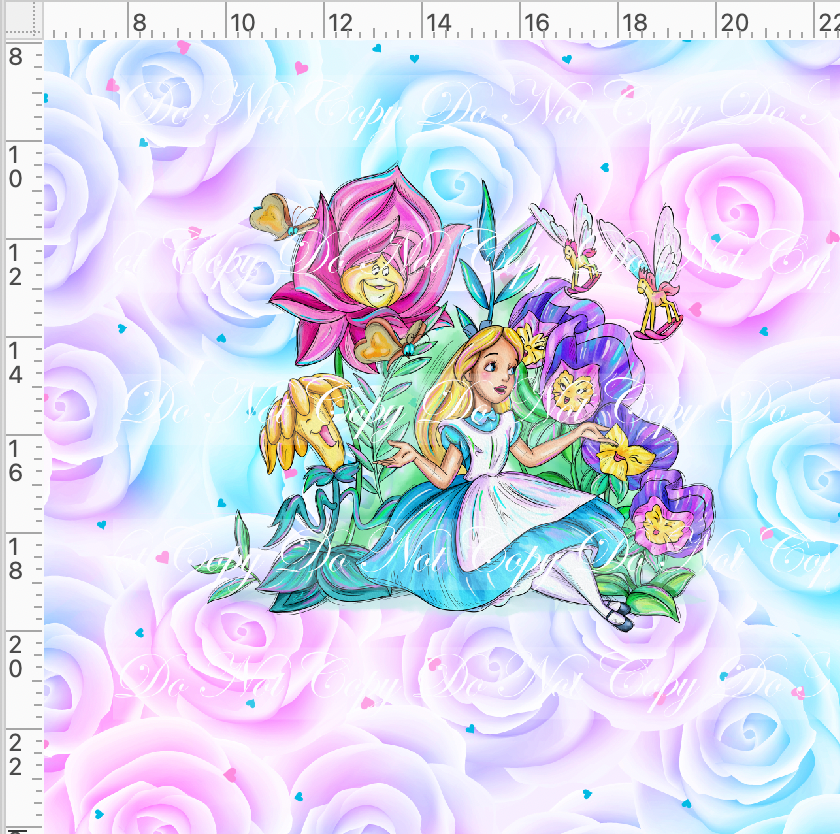 Retail - Tea Party - Flower - Panel - ADULT