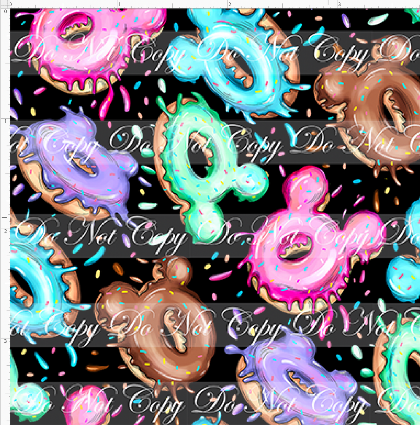 Retail - Mouse Head Donuts - Black - MINI SCALE