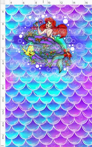 CATALOG - PREORDER R85 - Mermaid Princess - Panel - Rock - CHILD