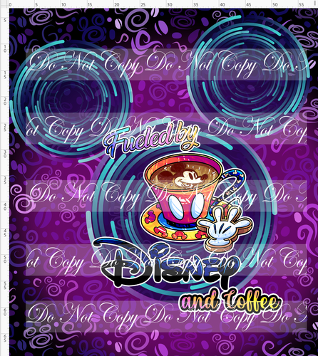 CATALOG - PREORDER R84 - Coffee with Character - Adult Blanket Topper - Mouse