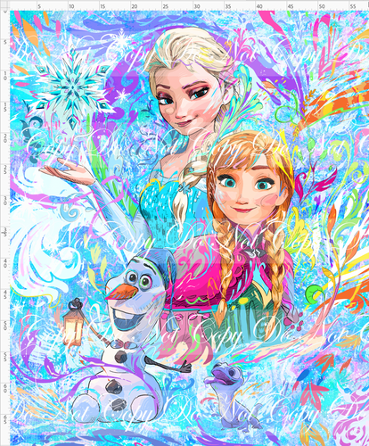 Retail - Artistic Ice Sisters - Adult Blanket Topper