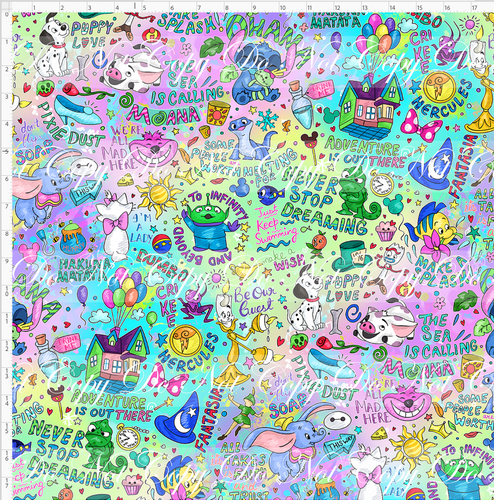 PREORDER - Everyday Essentials - Doodles - Rainbow - LARGE SCALE