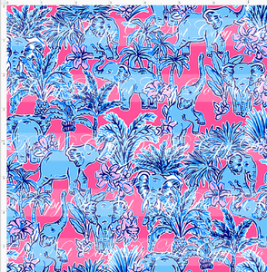 PREORDER - NON EXCLUSIVE - Preppy - Elephant Jungle - Blue and Pink  - SMALL SCALE