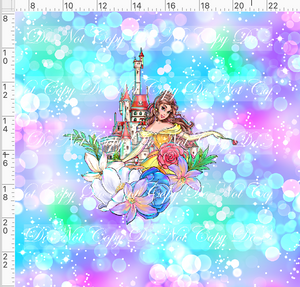 CATALOG -  PREORDER R85 - Princess Castles - Panel - Rose Princess - ADULT