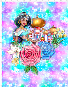 CATALOG - PREORDER R85 - Princess Castles - Adult Blanket Topper - Arabian Princess