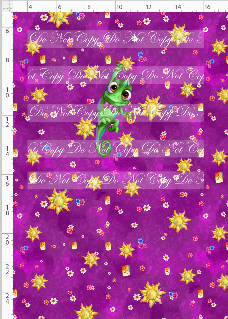 CATALOG - PREORDER R85 - Realistic Punzel - Panel - Lizard - CHILD