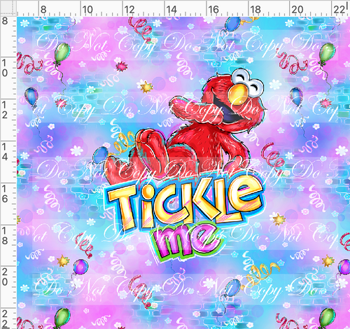 CATALOG - PREORDER R98 - Neighborhood Friends - Panel - Tickle Pink Background - ADULT