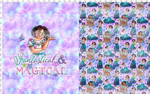 CATALOG - PREORDER R83 - Enchantment - Mira - Toddler Topper - Words