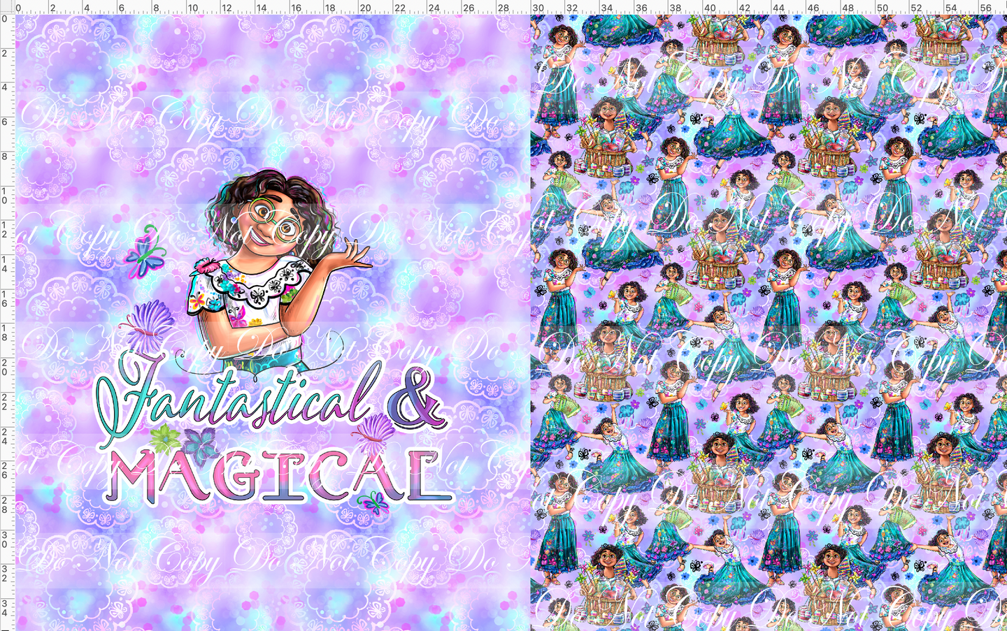 CATALOG - PREORDER R83 - Enchantment - Mira - Toddler Topper - Words